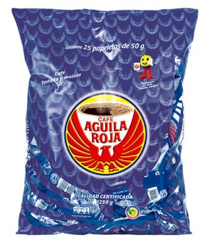 PAQUETE 25 CAFÉ TOSTADO Y MOLIDO 50g PAQUETE 25 CAFÉ TOSTADO Y MOLIDO 50g